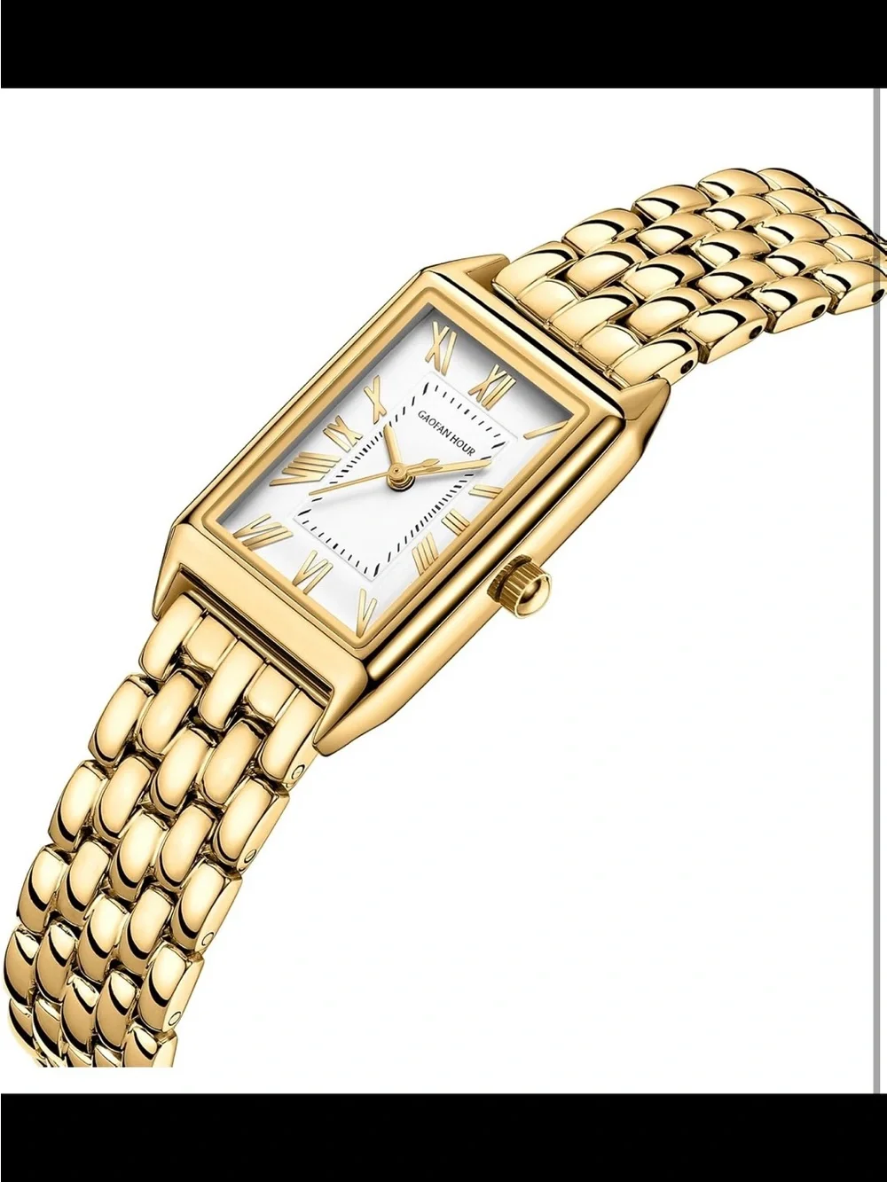 New gold watch like Tory Burch Works great s new battery